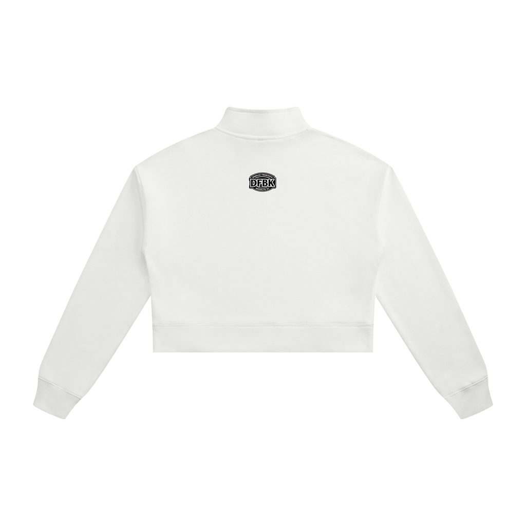QuarterZip,Sweatshirt,Crop