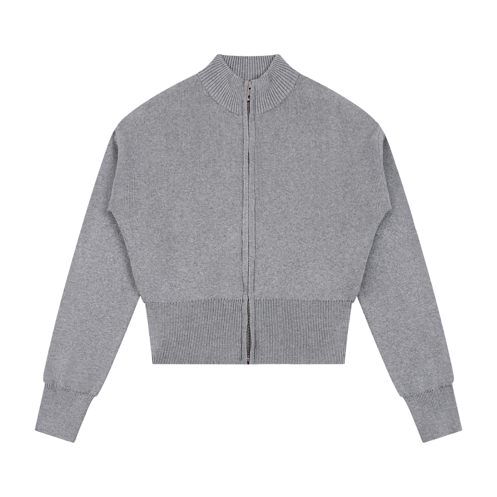 Cardigan,MockNeck