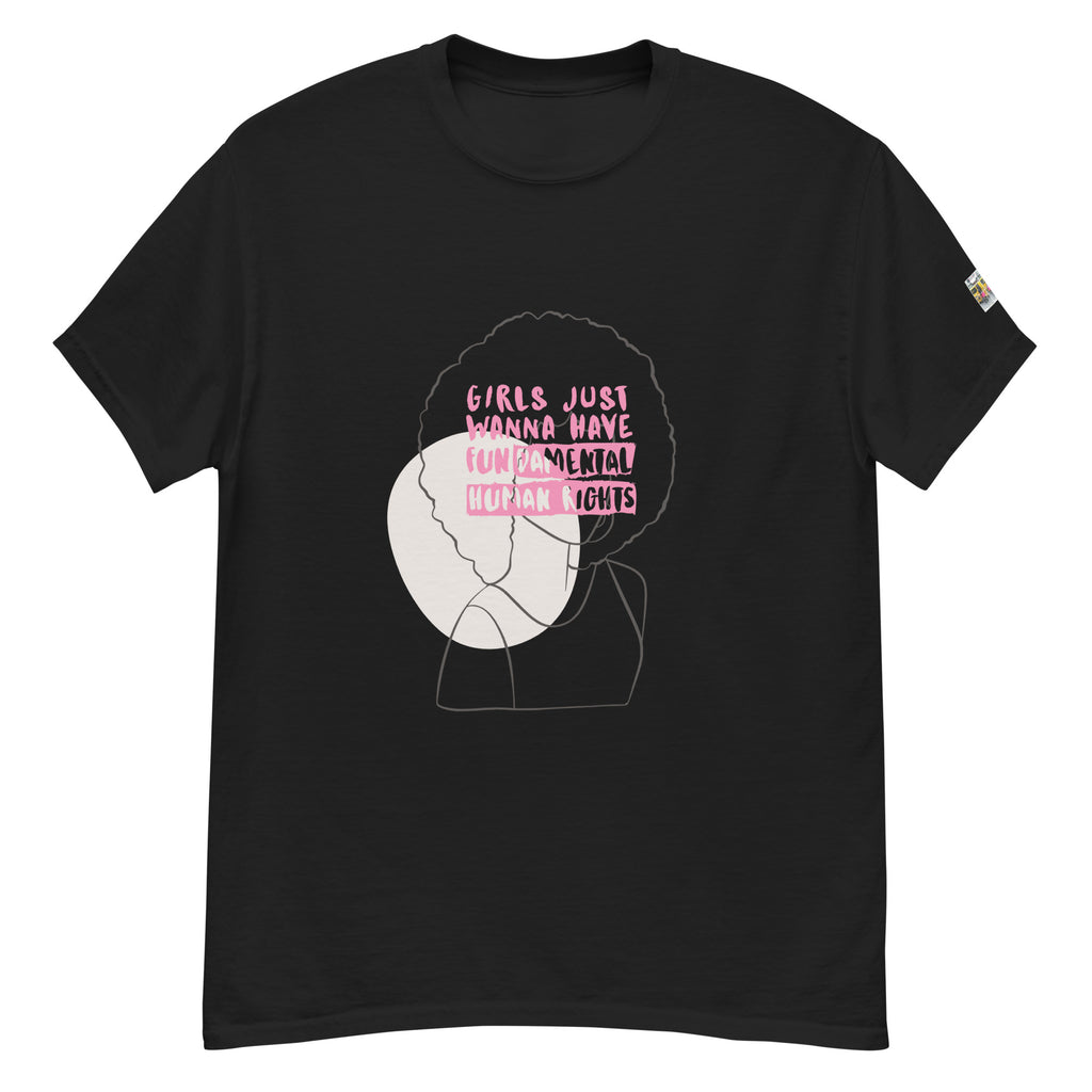 Women/Girls Just Wanna Have Fundamental Human Rights Unisex Classic Tee