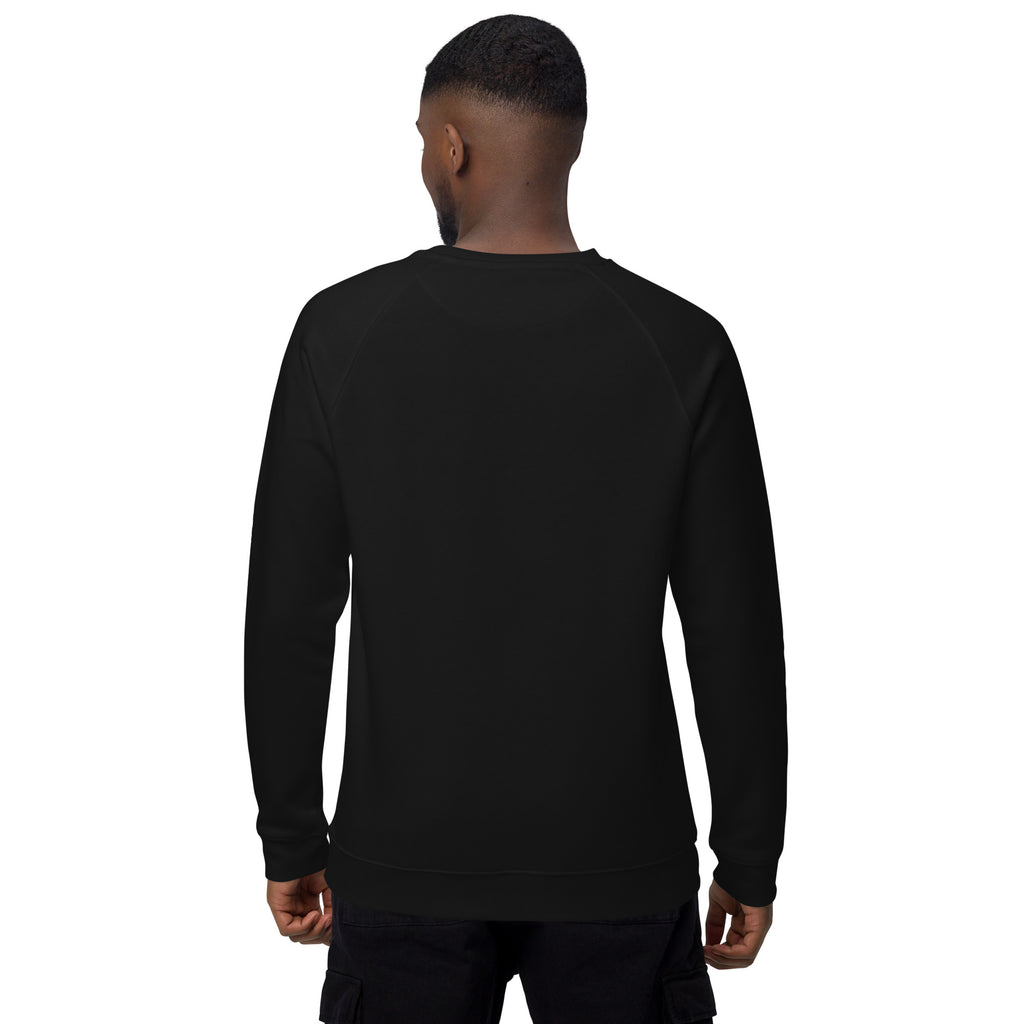 BROOKLYN - WE SPREAD LOVE Unisex organic raglan sweatshirt
