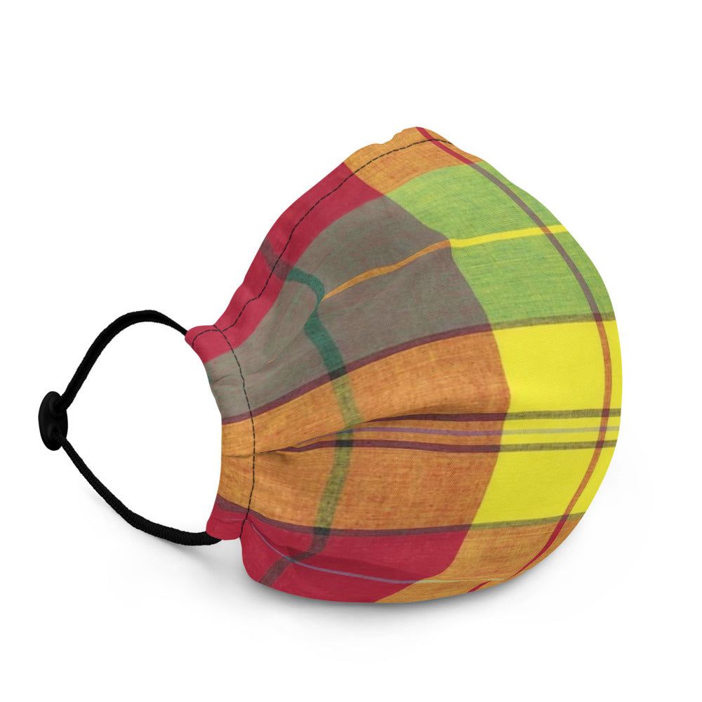 Madras Inspired Face Mask
