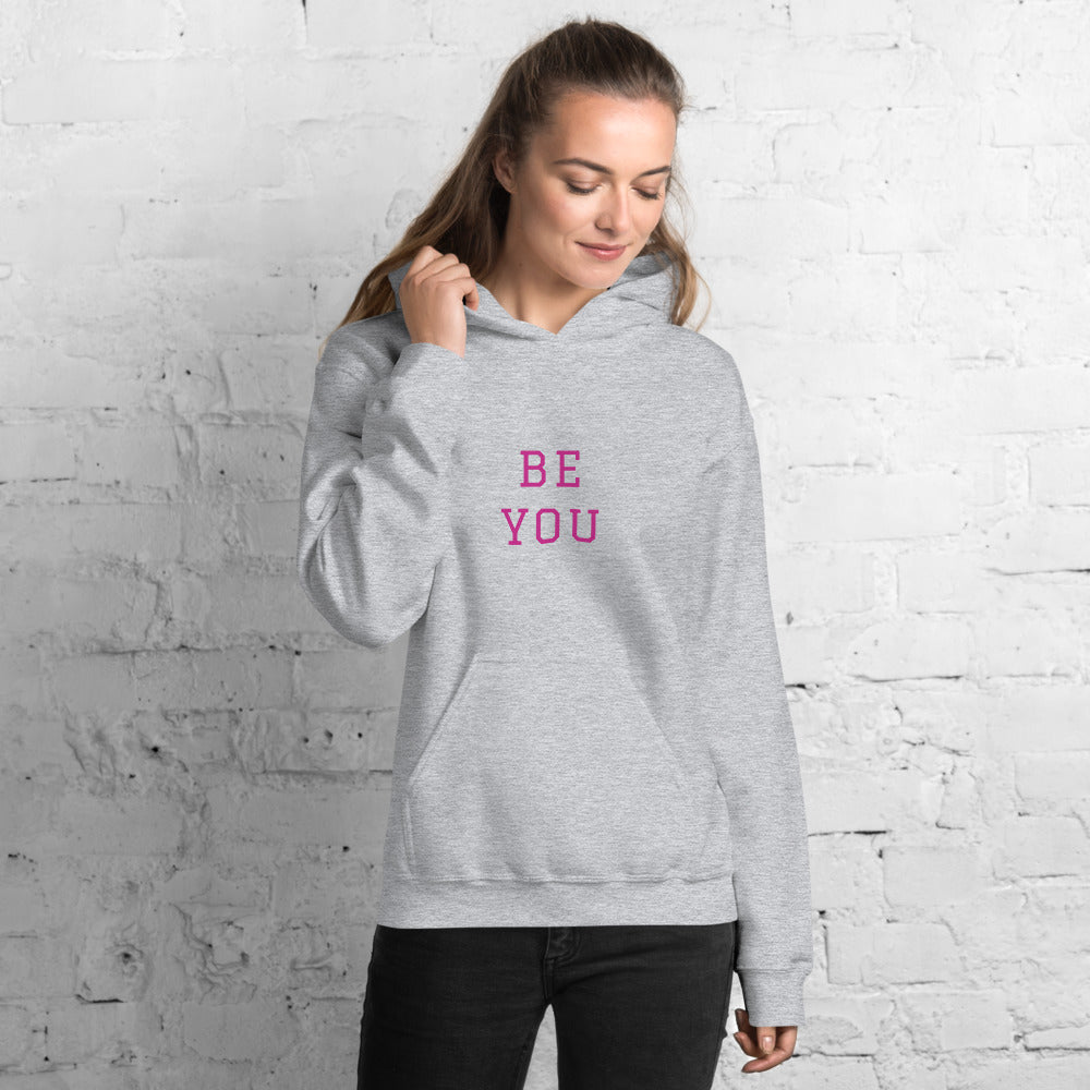 BE YOU BE BEAUTIFUL UNIVERSITY Hooded Sweatshirt