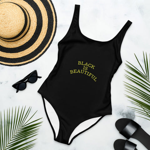 Black Is Beautiful One-Piece Swimsuit