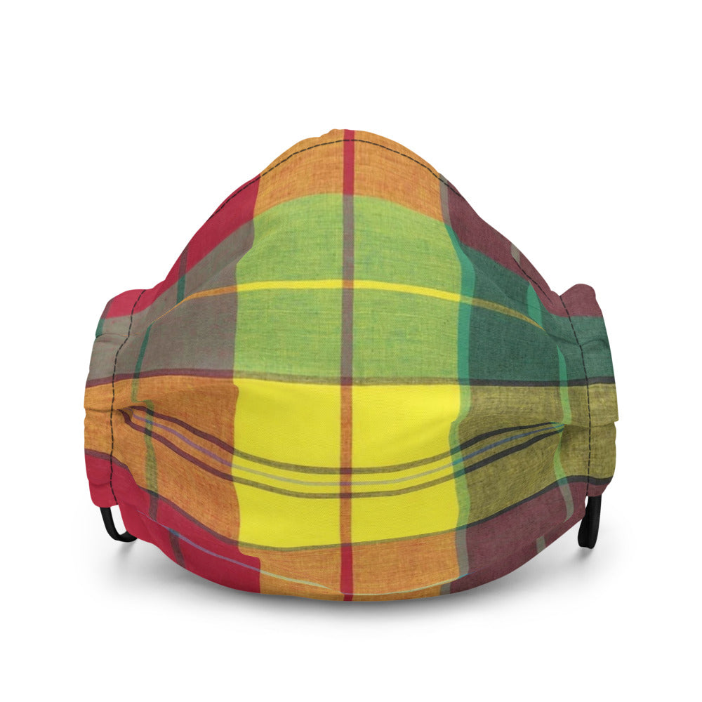 Madras Inspired Face Mask